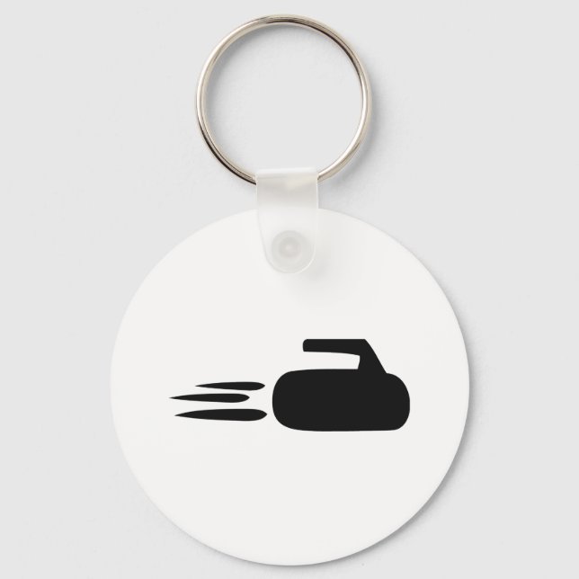 Curlingsymbol Schlüsselanhänger (Vorderseite)