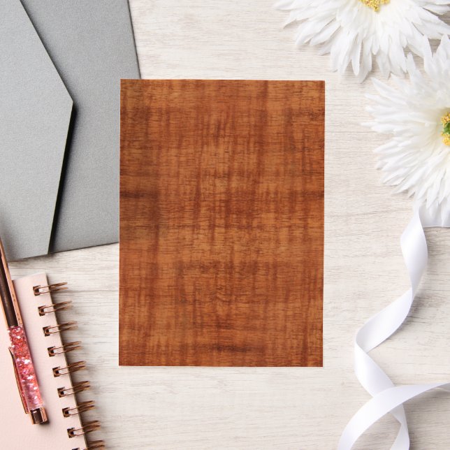 Curly Acacia Holz Grain Look (Hochzeit)