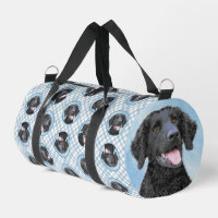 Curly Coated Retriever Malerei Original Dog Art
