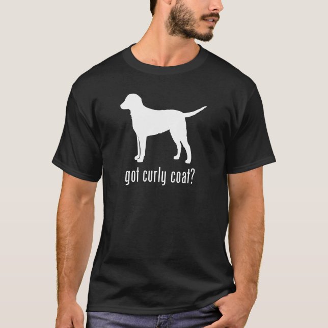 Curly-Coated Retriever T-Shirt (Vorderseite)