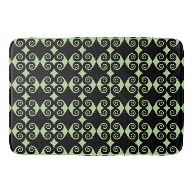 Curly Diamond Pattern Badematte (Vorderseite)