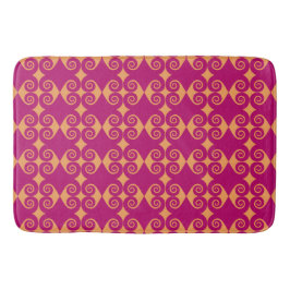 Curly Diamond Pattern Badematte