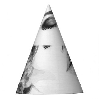 Curly Grace: Aquarellfarben Partyhütchen