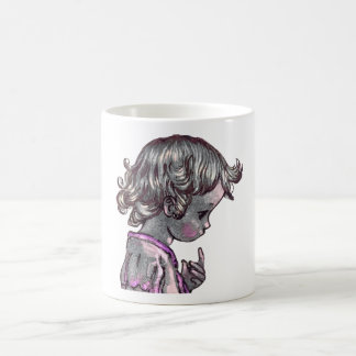 Curly Hair Girl Tasse