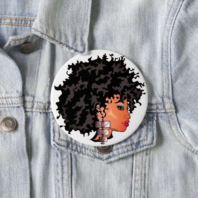 CURLZ "LIZA" Knopf Button (Beispiel)