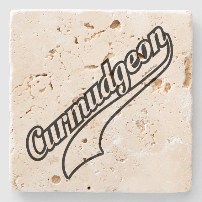 Curmudgeon Steinuntersetzer (Vorderseite)