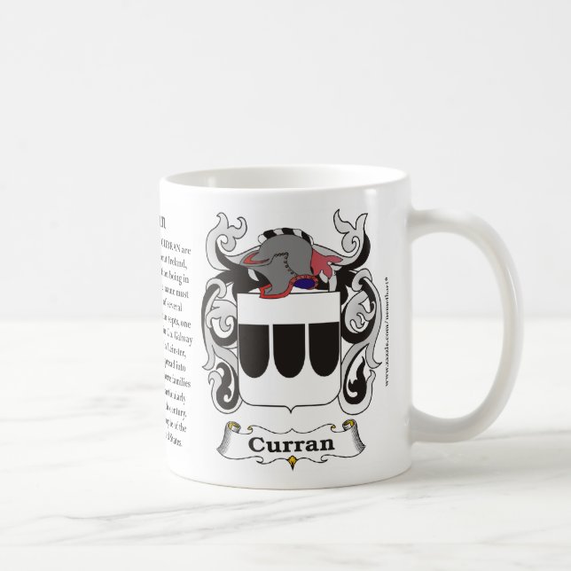 Curran Familien-Wappen Tasse (Rechts)