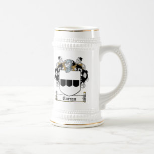 Curran Familienwappen Bierglas