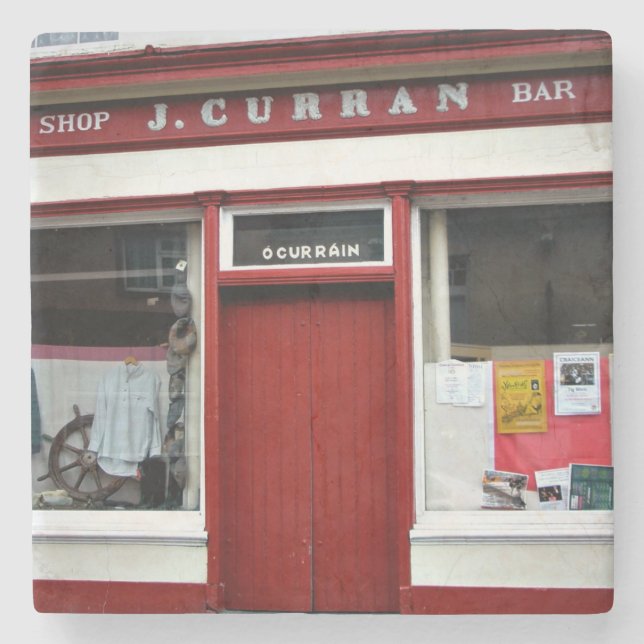 Currans, Currans Dingle, Irish Pubs, Irish Steinuntersetzer (Vorderseite)