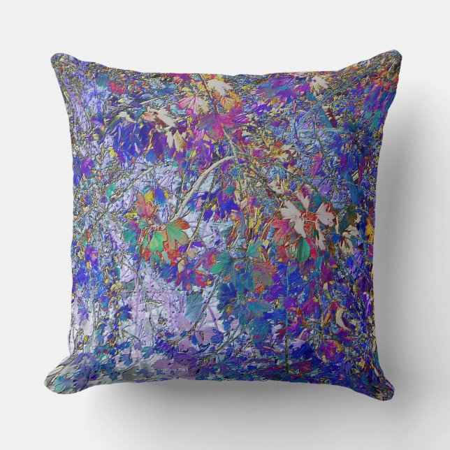 Currant Blätter Tree Art Pillow Kissen (Vorderseite)