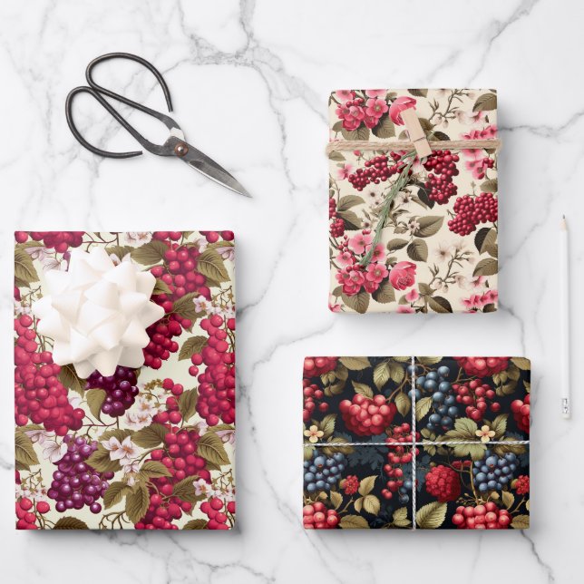 Currant Geschenkpapier Set (Vorderseite)