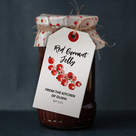 Currant Jelly Label Geschenkstempel Geschenkanhänger