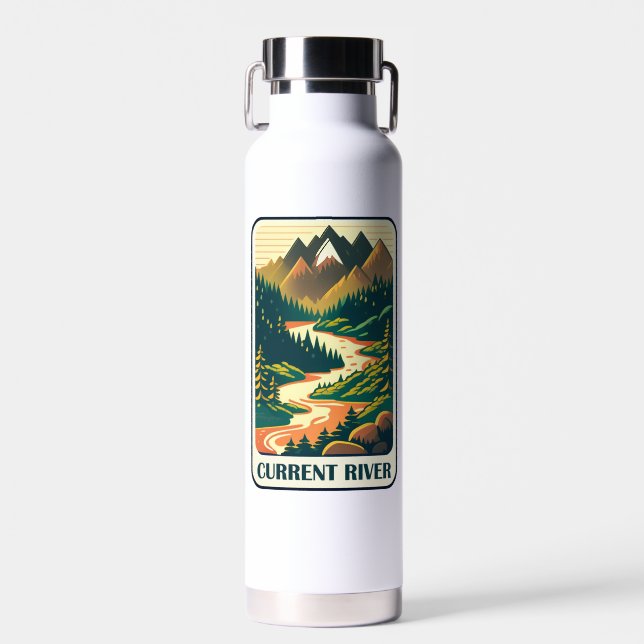 Current River Missouri Colors Trinkflasche (Vorne)