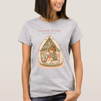 Currently Healing Do Not Disturb Cozy Reading Art T-Shirt