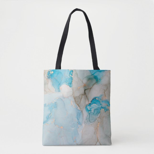 Currents of translucent hues, snaking metallic swi tasche (Vorderseite)