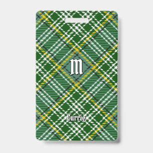 Currie-Clan-Tartan Ausweis