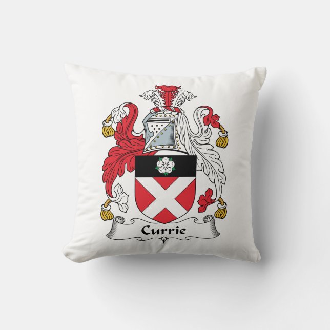 Currie Familienwappen Kissen (Vorderseite)