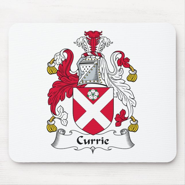 Currie Familienwappen Mousepad (Vorne)