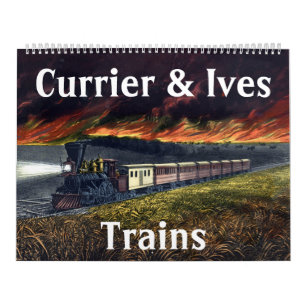 Currier- und Ives-Züge Kalender