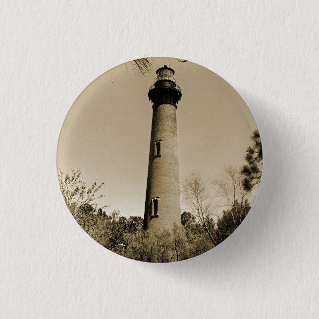 Currituck-Leuchtturm Button (Vorderseite)