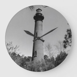 Currituck Lighthouse Große Wanduhr