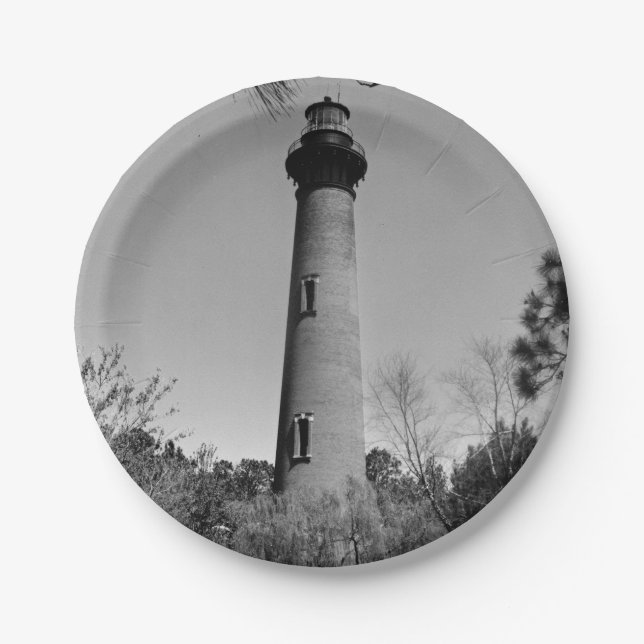 Currituck Lighthouse Pappteller (Vorderseite)