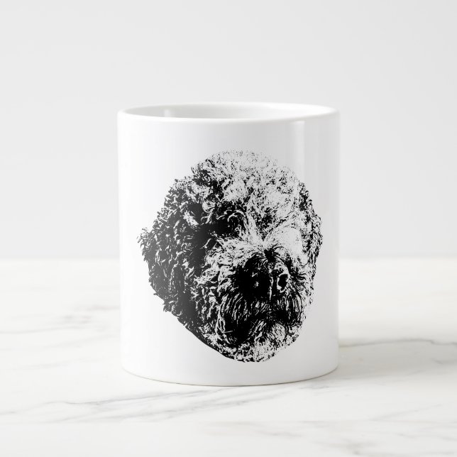 Curry Gesicht, Big Heart Jumbo-Tasse (Vorderseite)