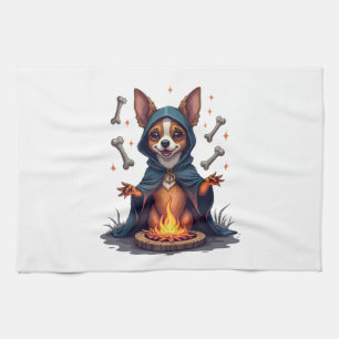Cursed Chihuahua Ritual Dog Geschirrtuch