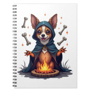 Cursed Chihuahua Ritual Dog Notizblock