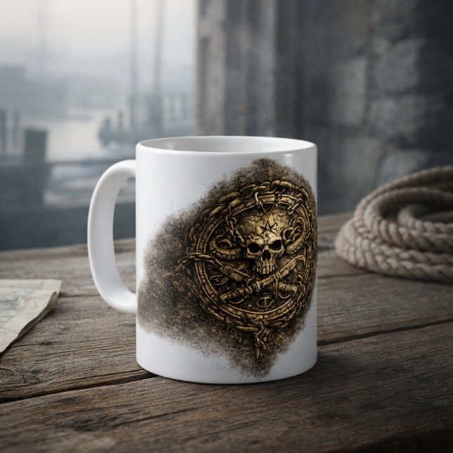 Cursed Coin Pirate Sigil Kaffeetasse (Von Creator hochgeladen)