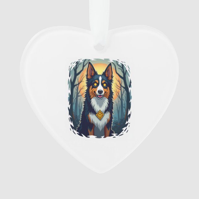 Cursed Collie Crawl Ornament (Vorderseite)