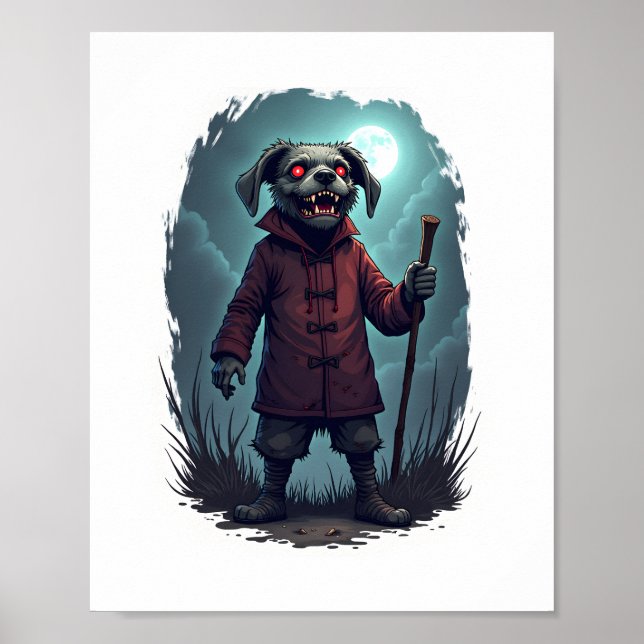 Cursed Collie Crawl Poster (Vorne)