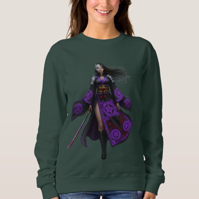 Cursed Warrior Queen | Anime Fantasy Sweatshirt (Devant)
