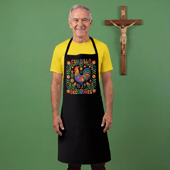 Cursillo DeColores Spanischer Volkskunst-Hahn Schürze (Von Creator hochgeladen)