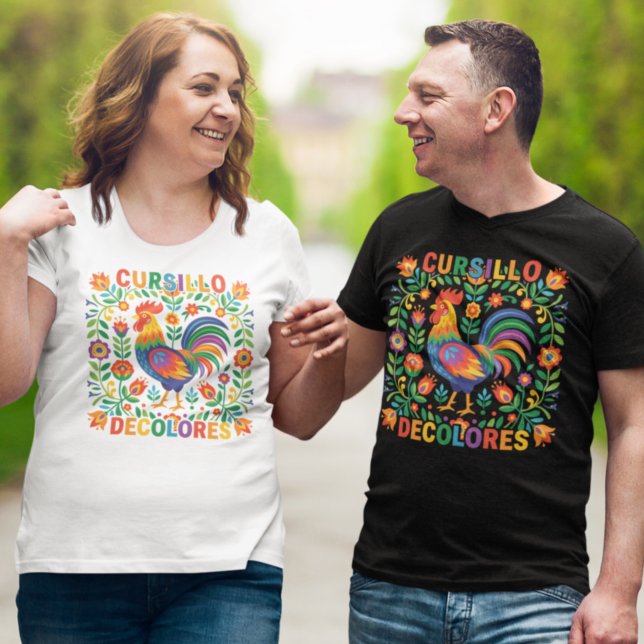 Cursillo DeColores Spanischer Volkskunst Hahn T-Shirt (Von Creator hochgeladen)