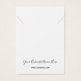 Cursive Script-Necklace-Pendant-Grafikkarte