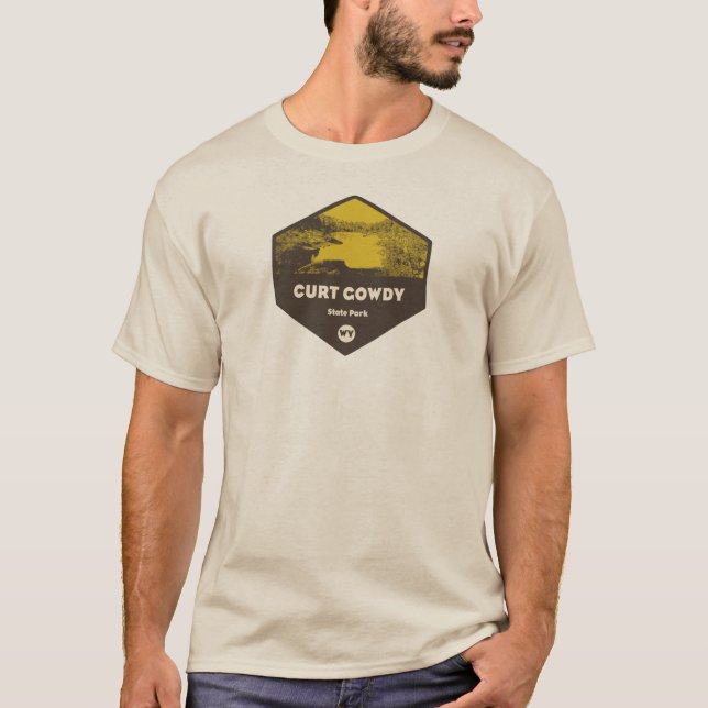 Curt Gowdy Staat Park Wyoming T-Shirt (Vorderseite)