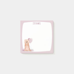 Curte Yorkshire Terrier Anniversaire Post-it Notes