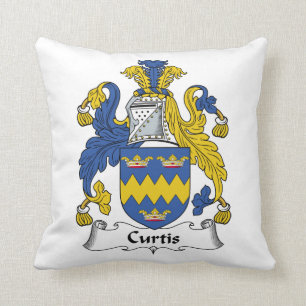 Curtis-Familienwappen Kissen