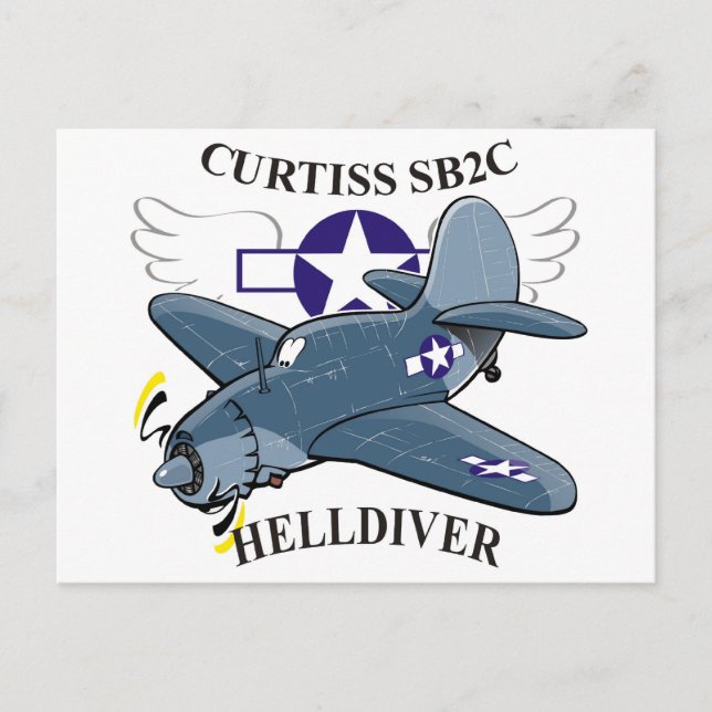 curtis sb2c helldiver postkarte (Vorderseite)