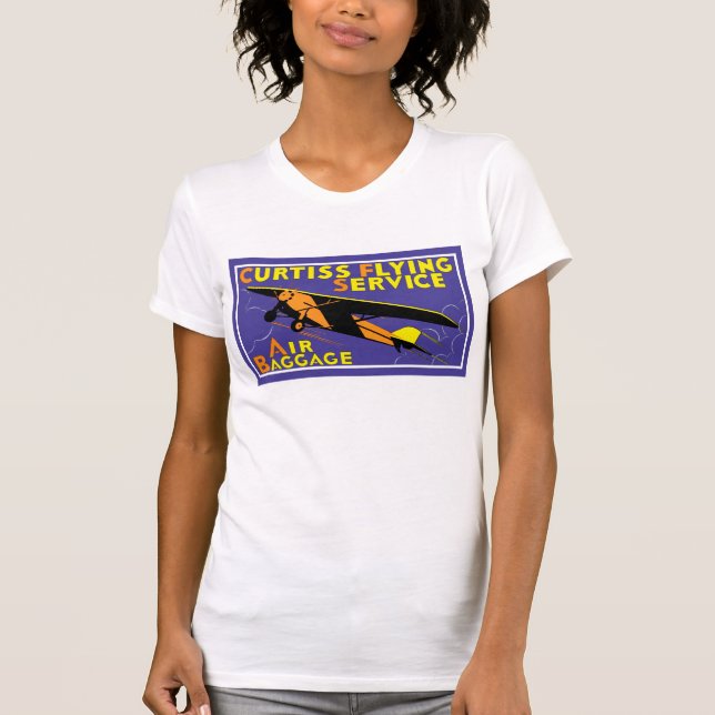Curtiss Fliegen-Service T-Shirt (Vorderseite)