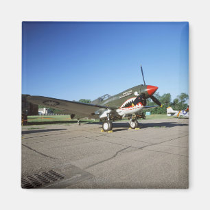Curtiss P-40 Warhawk, an der Flugschau Minnesotas Magnet