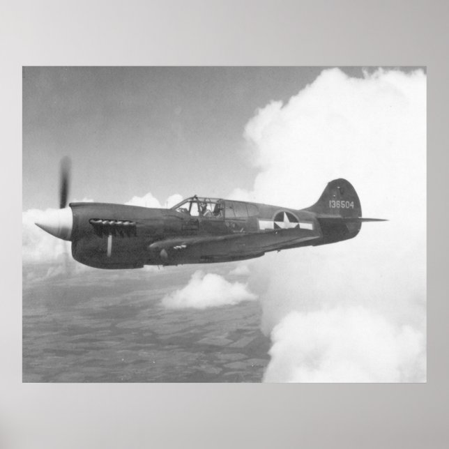Curtiss P-40E Poster (Vorne)
