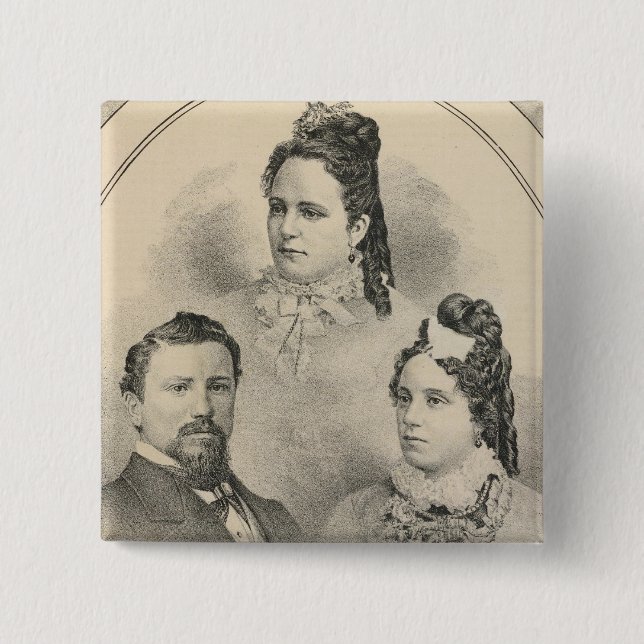Curtiss & Todd Familienportraits Button (Vorderseite)