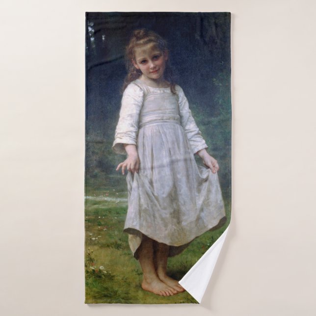 Curtsey, Bouguereau Badehandtuch (Badehandtuch)