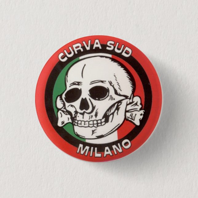 Curva Seifenlösung - Mailand - Italien Button (Vorderseite)