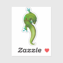 Curvy Gecko Aufkleber