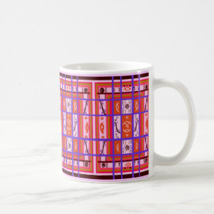Curvy Karierte Tasse