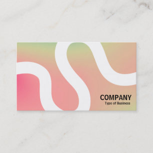 Curvy Line 02a - Softgradients Business Card Visitenkarte
