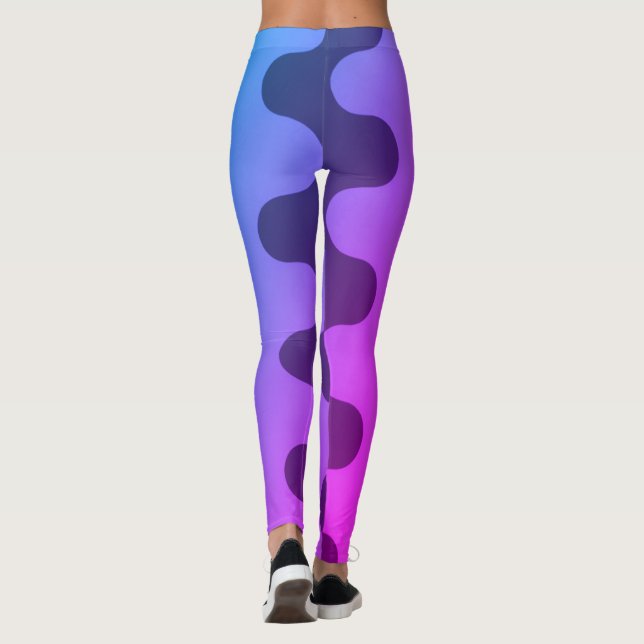 Curvy Pattern Leggings (Rückseite)